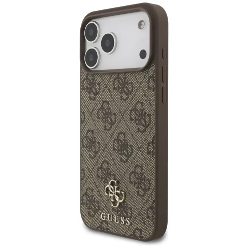 Guess - 4G Kis és Klasszikus Logó MagSafe (GUHMP17XP4SM4MW) - iPhone 17 Pro Max - Barna