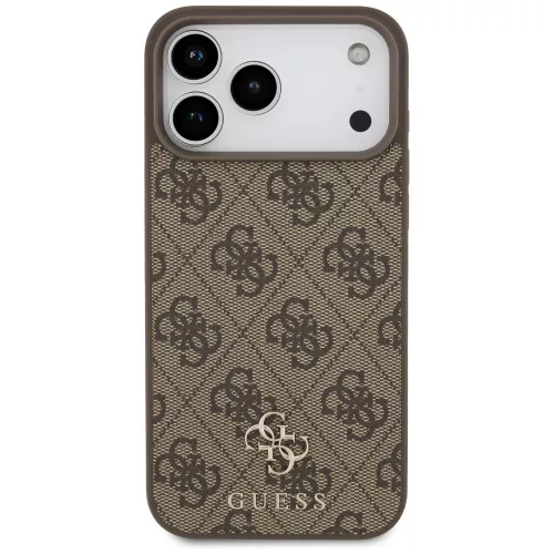 Guess - 4G Kis és Klasszikus Logó MagSafe (GUHMP17XP4SM4MW) - iPhone 17 Pro Max - Barna