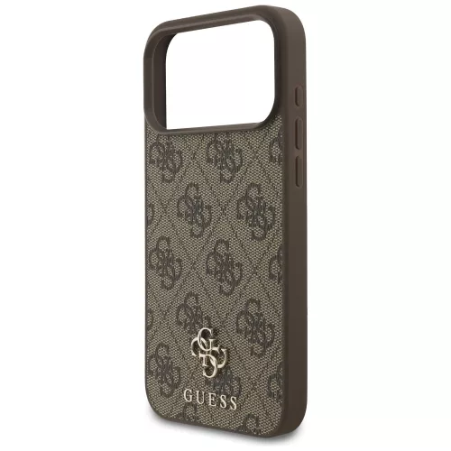 Guess - 4G Kis és Klasszikus Logó MagSafe (GUHMP17XP4SM4MW) - iPhone 17 Pro Max - Barna