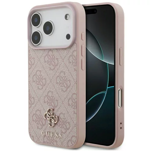 Guess - 4G Kis és Klasszikus Logó MagSafe (GUHMP17LP4SM4MP) - iPhone 17 Pro - Rózsaszín