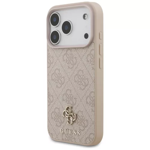 Guess - 4G Kis és Klasszikus Logó MagSafe (GUHMP17LP4SM4MP) - iPhone 17 Pro - Rózsaszín