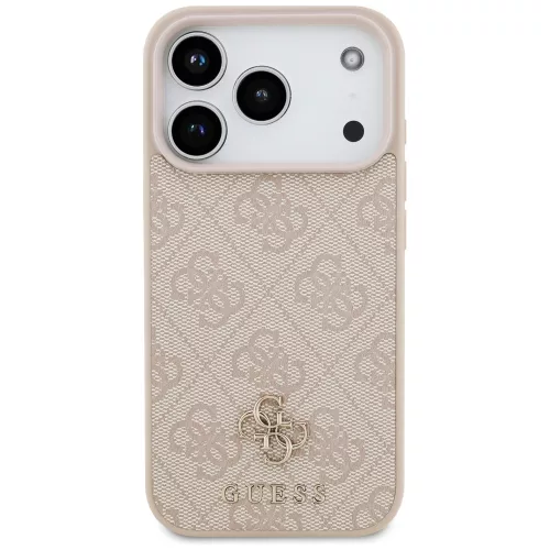 Guess - 4G Kis és Klasszikus Logó MagSafe (GUHMP17LP4SM4MP) - iPhone 17 Pro - Rózsaszín