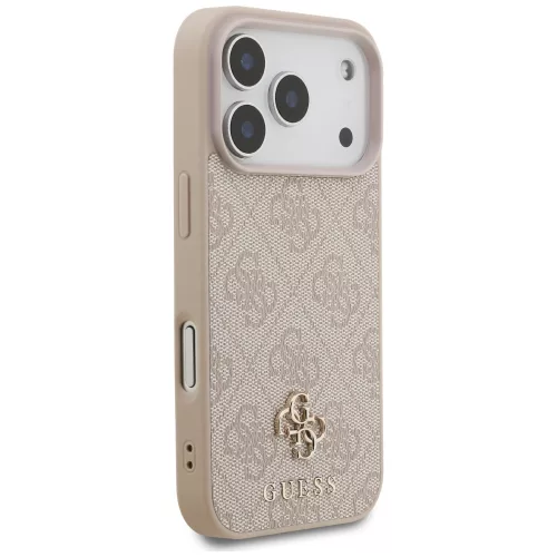 Guess - 4G Kis és Klasszikus Logó MagSafe (GUHMP17LP4SM4MP) - iPhone 17 Pro - Rózsaszín