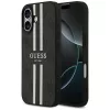 Guess - Keménytok 4G Nyomott Csíkos MagSafe (GUHMP17SP4RPSK) - iPhone 17 - Fekete
