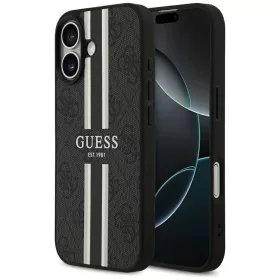   Guess - Hardcase 4G Printed Stripes MagSafe (GUHMP17SP4RPSK) - iPhone 17 - Black