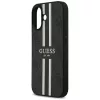 Guess - Keménytok 4G Nyomott Csíkos MagSafe (GUHMP17SP4RPSK) - iPhone 17 - Fekete