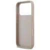 Guess - Keménytok 4G Nyomott Csíkos MagSafe (GUHMP17LP4RPSP) - iPhone 17 Pro - Rózsaszín