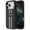 Guess - Keménytok 4G Nyomott Csíkos MagSafe (GUHMP17XP4RPSK) - iPhone 17 Pro Max - Fekete