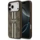 Guess - Keménytok 4G Nyomott Csíkos MagSafe (GUHMP17XP4RPSW) - iPhone 17 Pro Max - Barna