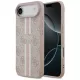 Guess - Keménytok 4G Nyomott Csíkos MagSafe (GUHMP17MP4RPSP) - iPhone 17 Air - Rózsaszín