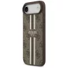 Guess - Hardcase 4G Printed Stripes MagSafe (GUHMP17MP4RPSW) - iPhone 17 Air - Brown