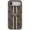 Guess - Hardcase 4G Printed Stripes MagSafe (GUHMP17MP4RPSW) - iPhone 17 Air - Brown