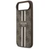 Guess - Hardcase 4G Printed Stripes MagSafe (GUHMP17MP4RPSW) - iPhone 17 Air - Brown