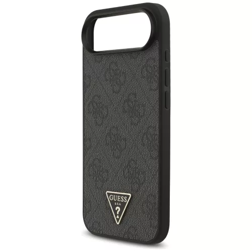 Guess - Hardcase 4G Triangle Logo MagSafe with Cord Strap (GUHMP17MP4TSDPPSK) - iPhone 17 Air - Black