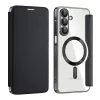 Techsuit - SmartMag kinyitható tok - Samsung Galaxy A17 5G / A17 4G / M17 / F17 / A18 - Fekete