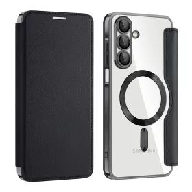   Techsuit - SmartMag kinyitható tok - Samsung Galaxy A17 5G / A17 4G / M17 / F17 / A18 - Fekete
