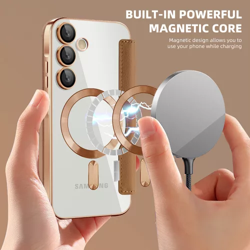 Techsuit - SmartMag kinyitható tok - Samsung Galaxy A17 5G / A17 4G / M17 / F17 / A18 - Fekete