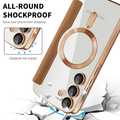 Techsuit - SmartMag kinyitható tok - Samsung Galaxy A17 5G / A17 4G / M17 / F17 / A18 - Fekete