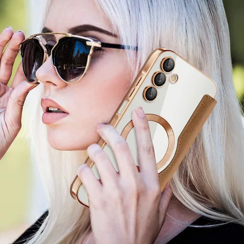 Techsuit - SmartMag kinyitható tok - Samsung Galaxy A17 5G / A17 4G / M17 / F17 / A18 - Fekete