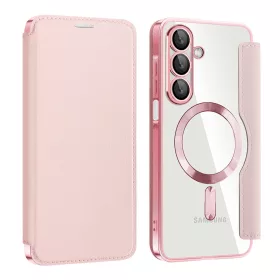   Techsuit - SmartMag Book Case - Samsung Galaxy A17 5G / A17 4G / M17 / F17 - Pink