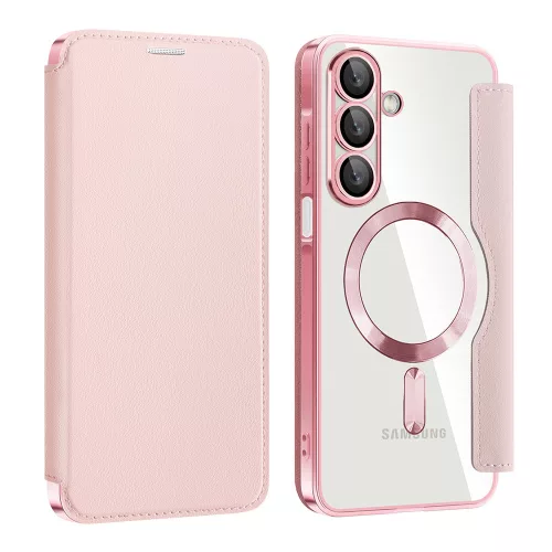 Techsuit - SmartMag Book Case - Samsung Galaxy A17 5G / A17 4G / M17 / F17 - Pink