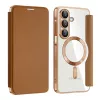 Techsuit - SmartMag kinyitható tok - Samsung Galaxy A17 5G / A17 4G / M17 / F17 / A18 - Barna