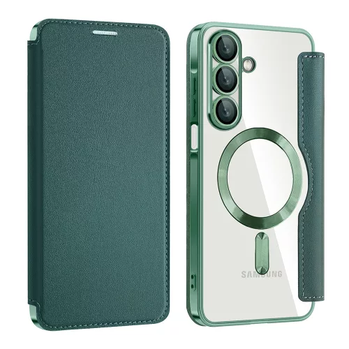 Techsuit - SmartMag Book Case - Samsung Galaxy A17 5G / A17 4G / M17 / F17 - Green