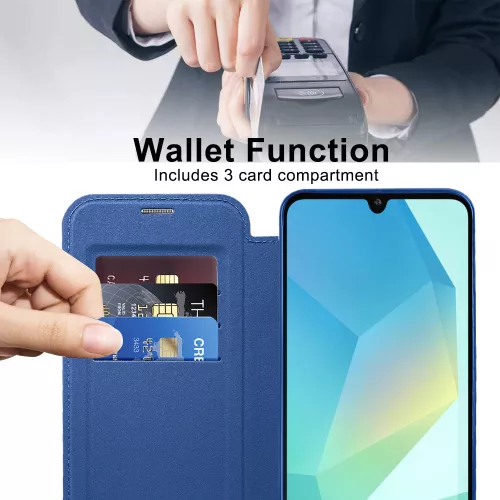 Techsuit - SmartMag Book Case - Samsung Galaxy A17 5G / A17 4G / M17 / F17 - Blue