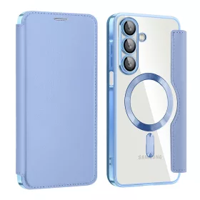   Techsuit - SmartMag kinyitható tok - Samsung Galaxy A17 5G / A17 4G / M17 / F17 / A18 - Világoskék