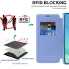 Techsuit - SmartMag kinyitható tok - Samsung Galaxy A17 5G / A17 4G / M17 / F17 / A18 - Világoskék