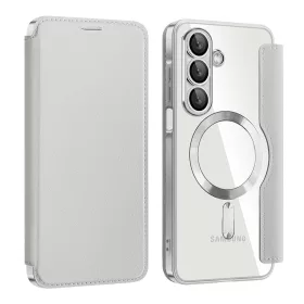   Techsuit - SmartMag kinyitható tok - Samsung Galaxy A17 5G / A17 4G / M17 / F17 / A18 - Szürke