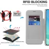 Techsuit - SmartMag kinyitható tok - Samsung Galaxy A17 5G / A17 4G / M17 / F17 / A18 - Szürke