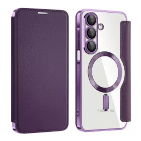   Techsuit - SmartMag Book Case - Samsung Galaxy A17 5G / A17 4G / M17 / F17 - Purple
