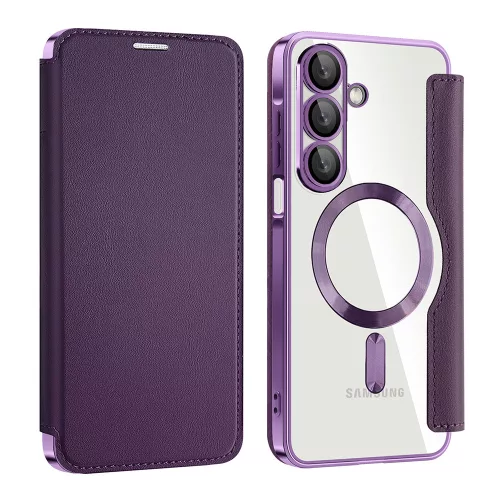 Techsuit - SmartMag Book Case - Samsung Galaxy A17 5G / A17 4G / M17 / F17 - Purple