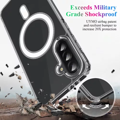 Techsuit - MagSafe Pro tok - Samsung Galaxy A17 5G / A17 4G / M17 / F17 / A18 - Átlátszó