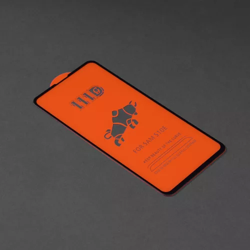 Techsuit - 111D Full Cover / Full Glue üvegfólia - Samsung Galaxy S10e - Fekete széllel