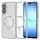 Techsuit - Luxury Crystal MagSafe - Samsung Galaxy A17 5G / A17 4G / M17 / F17 / A18 - Silver