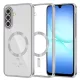 Techsuit - Luxury Crystal MagSafe - Samsung Galaxy A17 5G / A17 4G / M17 / F17 / A18 - Silver