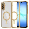 Techsuit - Luxury Crystal MagSafe - Samsung Galaxy A17 5G / A17 4G / M17 / F17 / A18 - Gold