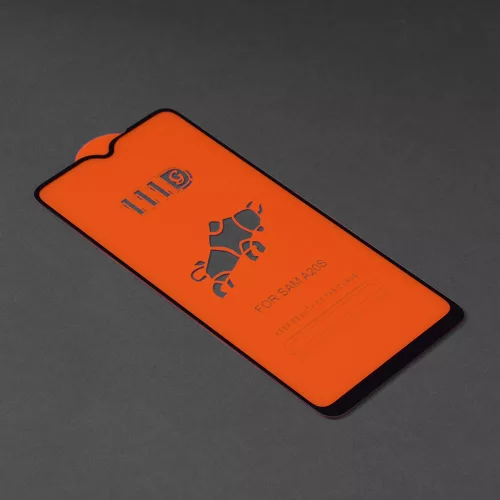 Techsuit - 111D Full Cover / Full Glue üvegfólia - Samsung Galaxy A20s - Fekete széllel