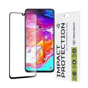   Techsuit - 111D Full Cover / Full Glue üvegfólia - Samsung Galaxy A70 / A70s / A90 5G - Fekete