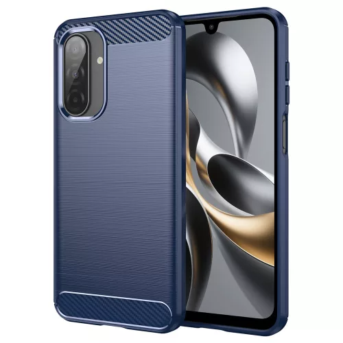 Techsuit - Carbon szilikon tok - Samsung Galaxy A17 5G / A17 4G / M17 / F17 - Kék
