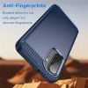 Techsuit - Carbon szilikon tok - Samsung Galaxy A17 5G / A17 4G / M17 / F17 - Kék