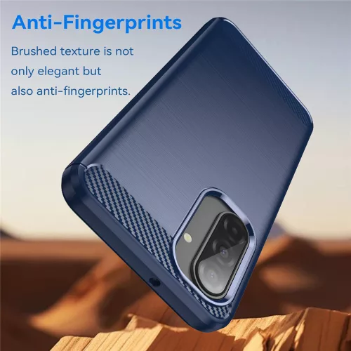 Techsuit - Carbon szilikon tok - Samsung Galaxy A17 5G / A17 4G / M17 / F17 - Kék