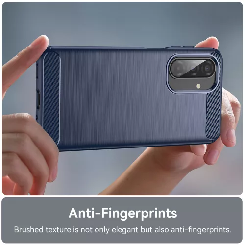 Techsuit - Carbon szilikon tok - Samsung Galaxy A17 5G / A17 4G / M17 / F17 - Kék