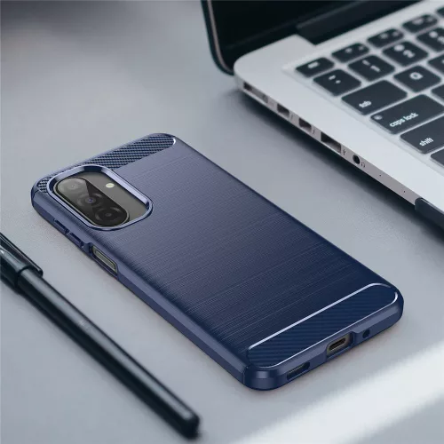 Techsuit - Carbon szilikon tok - Samsung Galaxy A17 5G / A17 4G / M17 / F17 - Kék