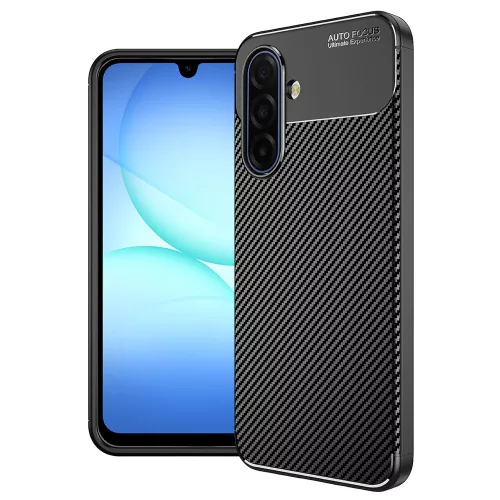 Techsuit - CarbonFiber - Samsung Galaxy A17 5G / A17 4G / M17 / F17 / A18 - Black
