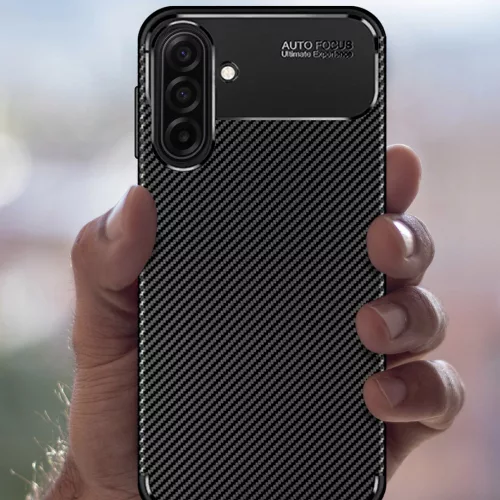 Techsuit - CarbonFiber - Samsung Galaxy A17 5G / A17 4G / M17 / F17 / A18 - Black