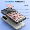 Techsuit - CamShield ütésálló tok - Samsung Galaxy A17 5G / A17 4G / M17 / F17 / A18 - Rose Gold