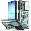 Techsuit - CamShield ütésálló tok - Samsung Galaxy A17 5G / A17 4G / M17 / F17 / A18 - Zöld